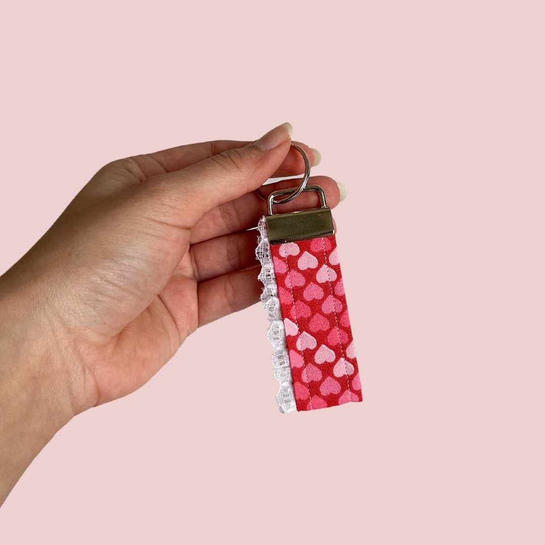 Valentine's Day Hearts Mini Keychain