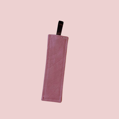 Pink Bears Patchwork Fabric Bookmark